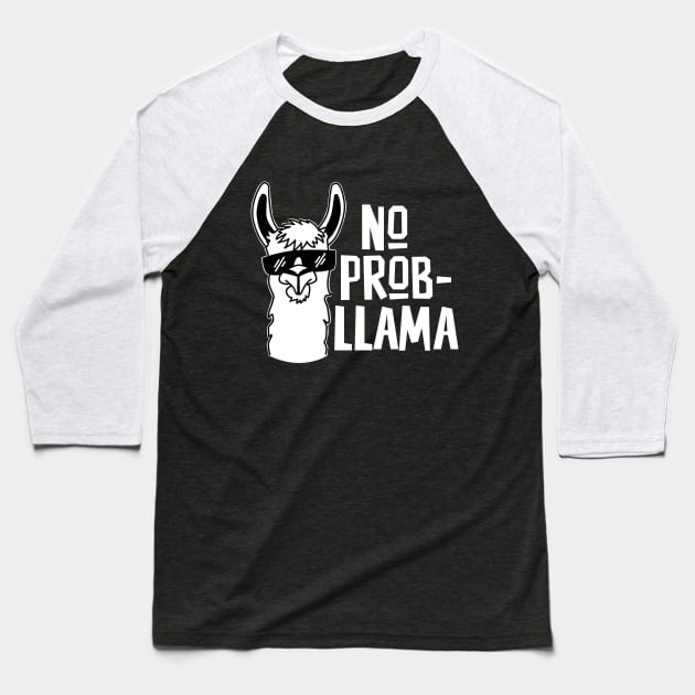 No Prob Llama Baseball T-Shirt by DetourShirts